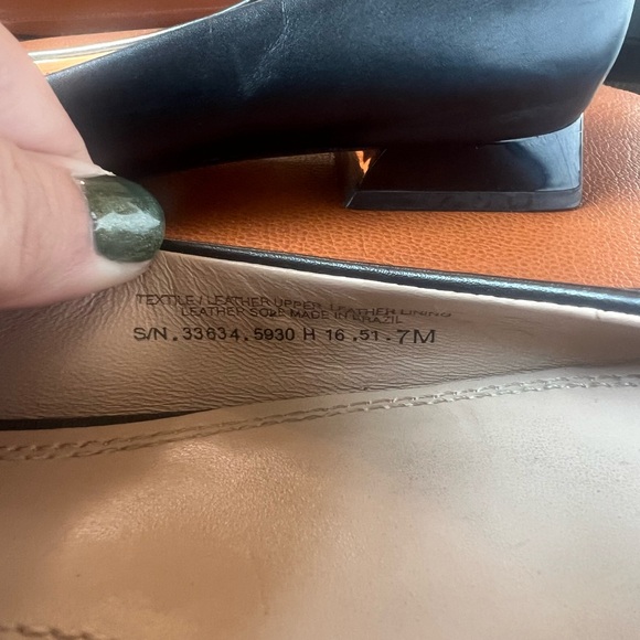 Tory Burch Minnie Low Block Heeled Shoes with Capped Toes Size 7 - Picture 9 of 11